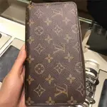 正品99新 LV LOUIS VUITTON 路易威登 長錢包 老花 M60002皮夾 長夾 錢包