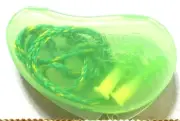 20 pc HOWARD LEIGHT SMARTFIT EAR PLUGS GREEN REUSABLE CORDED earplugs w/ case