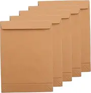 COHEALI 5pcs Paper Document Bag File Holder A4 Size Self-Adhesive Strip Multi-use for Office School Travel