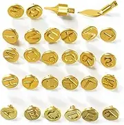 Wood Burning Alphabet Letters Set,WADY Professional Soldering Iron Stamps for DIY Wood Engraving, Compatible with Most Wood Burning Pens, Perfect for Pyrography & Crafting