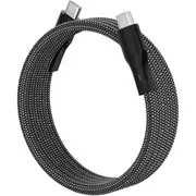 Valore CA-001 60W USB-C Cable - 1m - Black Magnetic Self-Organizing [CA-001 ( Black)]