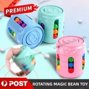 Decompression Rotating Magic Bean FidgetToy Cube,Puzzle Beads Educational toy AU