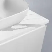 Ivana 600mm PVC Water Proof Wall Hung Bathroom Vanity Calacatta Quartz Stone
