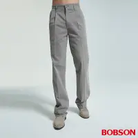 在飛比找Yahoo奇摩購物中心優惠-BOBSON 男款超手感打摺灰卡其休閒褲