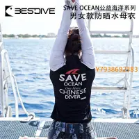 在飛比找Yahoo!奇摩拍賣優惠-BESTDIVE 防曬速干 男女 潛水浮潛彈力長袖 水母衣防