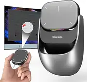 3 in 1 Wireless Mouse & Presentation Clicker, Magnetic Detachable Touchpad Air Mouse, Wireless Presenter Remote for PowerPoint Slide, Ultra-Lightweight, Compatible With PC /Mac/Windows (Basic, Silver)