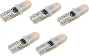 CHICAMPERA 5pcs Car Interior Lights T5 Bulbs for Car 3014 Replacement Easy Install Atmosphere Lamps