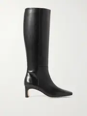 Aeyde - Torin Leather Knee Boots - Black - IT42