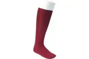 Euro Mens Football Socks (Maroon/White) (7 UK-11 UK)