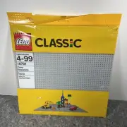 LEGO - Classic Baseplate 10701 Gray - 673419233750 New Sealed