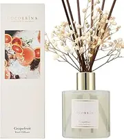 COCORRÍNA Reed Diffuser Sets - 200ml Grapefruit Diffuser with 8 Sticks Home Fragrance for Bedroom Bathroom Living Room, Home & Office Decor
