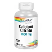 Solaray Calcium Citrate, 120 Caps (Pack of 1)