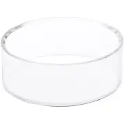 Plymor Clear Acrylic Beveled Sphere Display Stand, 1.25" H x 3.5" W