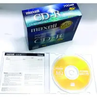 在飛比找蝦皮購物優惠-Cd-r Maxell Disc 700MB- 正品 (1 