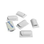 D-Line Cable Tidy Clips 6-Pack (White)
