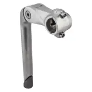 Sunlite Adjustable Stem Mountain Quill 90mm 25.4mm Adj. 0-60 Deg Silver Aluminum