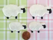 50 Lambs sheep Lamb Handmade mulberry paper Easter Christmas manger baby babies