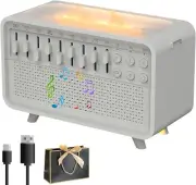 Bluetooth Sound Box,White Noise Night Light Humidifier with Rain Soothing Sounds