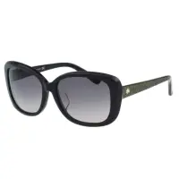 在飛比找momo購物網優惠-【Kate Spade】-造型方框 太陽眼鏡(黑色)