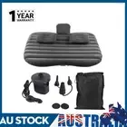 Car InflatableBed Back Seat Mattress Airbed For Rest Sleep Travel Camping Black