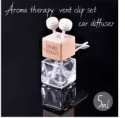 (DIY) 5x Aromatherapy - Car Diffuser Empty Container ( vent Clip SET 5ml ~) AU