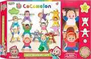 Cocomelon Wood Balancing Game- Wooden Stackrobats Puzzle- 16+ Piece Set- Stacking STEM Montessori Activity for Boys Girls, 6 Games in 1- Balance Toy, Kids 3+