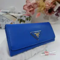 在飛比找蝦皮購物優惠-美麗堡outlet精品 PRADA 1M1132 三角金字皮