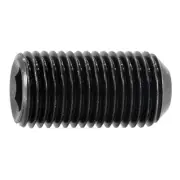 3/8"-24 x 3/4" Black Oxide Steel Fine Thread Socket Set Screws (8 pcs.)