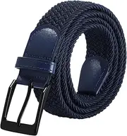 [AWAYTR] Braided Elastic Belt for Women - Men and Women Woven Stretch Golf Belts for Jeans Pants