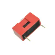 10Pcs Slide Type Switch Module 1-Bit 2.54mm 1 Position Way DIP Red Pitch