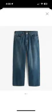 Abercrombie & Fitch A&F Men’s Dark Wash Baggy Jean 34x30