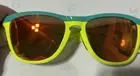 Oakley Frogskin Hybrid Celeste Tennis Ball Yellow Prizm Ruby OO9289-02