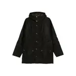 [Barbour] Barbour Hooded Snap-fit Coat S GREEN