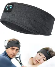 Bluetooth Headband Sleep Headphones, Sleeping Headphones for Side Sleepers, S...