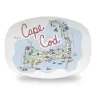 Cape Cod Map Plate, Coastal Massachusetts Decor, Beach House Gift, Cape Souvenir