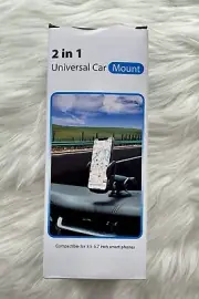 2 in 1 universal car mount for 3.5-5.7 inch smart phones