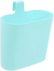 MINAOLULUS Storage Bucket Can Cat Container Cleaning Small Feline Scoop Holder Paw Blue