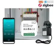 Smart Energy Meter Clamp WiFi App Control Monitor KWh Voltage Power Transformer