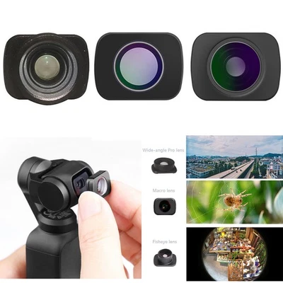Fisheye Macro Wide-angle Pro Lens for DJI OSMO Pocket/Pocket 2 Handheld Gimbals