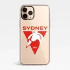 iPhone 16 15 14 13 12 11 Pro Max Plus Case Shockproof AFL Sydney Swans Cover