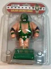 Solar Power Dancing Toy Lucha Libre Mexican Wrestler Nacho Muscle (Green)