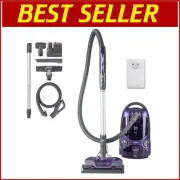 Compact Canister Vacuum with Triple HEPA Filter & Lightweight Pet PowerMate Tool