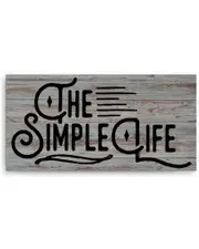 Ready2HangArt The Simple Life Wrapped Canvas Wall Art by Olivia Rose