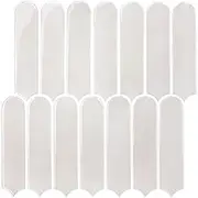 COMSTICKC Thicker Beige Peel and Stick Tile,10 Sheets of 12''x12'', 3D Fish Scale Peel and Stick Backsplash Tile Stickers Vinyl Backsplash Kitchen Bathroom Waterproof Removable