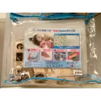 在飛比找蝦皮購物優惠-GIO 智慧二合一有機棉超透氣嬰兒床墊 床套可拆卸 水洗防蟎