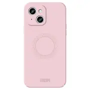 JK Qin Series Ring Pattern Printing Acrylic+TPU Case for iPhone 15 Plus Skin-Touch Matte Phone Cover