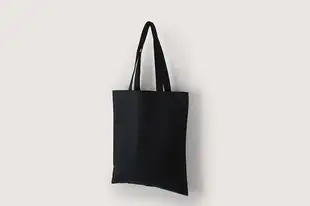 【素面款】黑色直式帆布袋│雙層布+內袋_台灣製帆布包