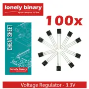 100 X L78L33 Voltage Regulator 3.3V 100mA TO-92 for DIY Arduino Uno R3 Mega 2560