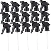 FRCOLOR 15Pcs Replaceable Spray Bottle Nozzles Standard Leak Spray Heads for Home Office and Travel Use for Optimal Fit