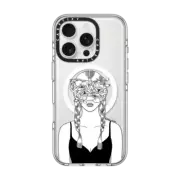 iPhone 16 Pro Clear Case MagSafe Compatible Fake Happiness